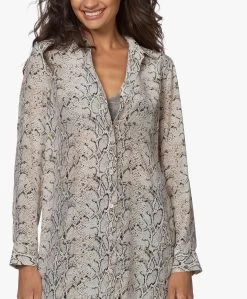 Equipment Essential Zijden Blousejurk - Slangenprint -JAMES PERSE WINKEL 200715 4ad14661 12e5 4d4e 8bc3 02cf5b7a6a0c