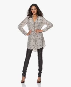 Equipment Essential Zijden Blousejurk - Slangenprint -JAMES PERSE WINKEL 200715 e4f8e3fa 803d 46ad 81c1 95a0881cf80c