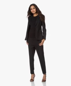 Filippa K Cotton Stretch Elbow Sleeve T-Shirt - Zwart -JAMES PERSE WINKEL 201110 b2a62685 f60c 4b1a 9fe8 1d38c55081fe