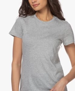 Vince Essential Crew Pima Katoenen T-Shirt - Grijs Mêlee -JAMES PERSE WINKEL 210128 cccea23f 03a0 43f8 8e0f 569d23dbfb09