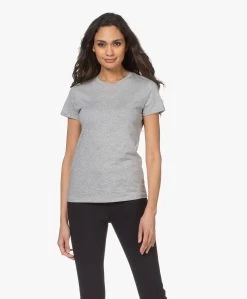 Vince Essential Crew Pima Katoenen T-Shirt - Grijs Mêlee -JAMES PERSE WINKEL 210128 e9d2a8d1 49e9 4f20 ae72 16009f406c55