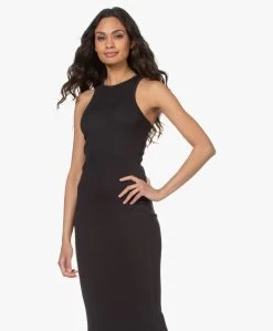 Rag & Bone The Essential Rib Jersey Jurk - Zwart -JAMES PERSE WINKEL 210225 00e7ca93 75da 459c b839 a95673abedd9