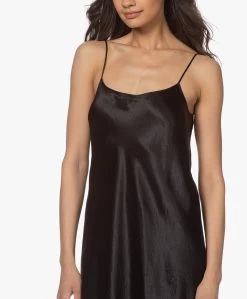 Vince Crush Satijnen Slip Dress - Zwart -JAMES PERSE WINKEL 210322 049158ca 3627 4aea a31a 68dab9f5b7c4