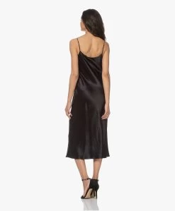 Vince Crush Satijnen Slip Dress - Zwart -JAMES PERSE WINKEL 210322 298027fa 0738 4c15 920f 7a67c09c5e91
