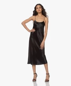 Vince Crush Satijnen Slip Dress - Zwart -JAMES PERSE WINKEL 210322 f81bf655 42bd 4a57 a885 4090cd8913d4