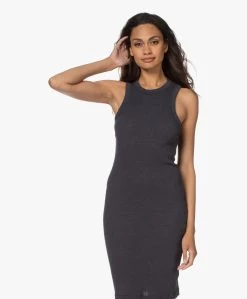 James Perse Scoop Back Rib Jersey Jurk - Blauwzwart -JAMES PERSE WINKEL 210720 42dfa2bd 10d0 41ac 9ab3 8f1e3000241b