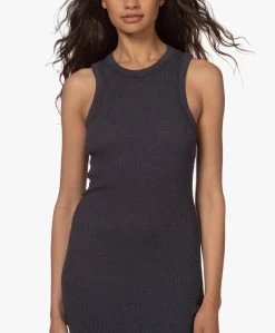 James Perse Scoop Back Rib Jersey Jurk - Blauwzwart -JAMES PERSE WINKEL 210720 efb74a26 34ea 4846 bdc5 acaf9ddcd1d3