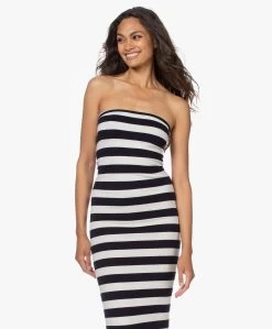 Extreme Cashmere N°191 Tube Long Jurk/Kokerrok - Stripe -JAMES PERSE WINKEL 210826 ee39d356 5981 4ab1 836b c28aabc0ebd6