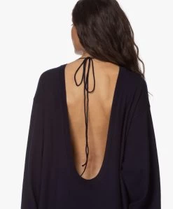 Extreme Cashmere N°192 Scoop Cashmeremix Jurk - Navy -JAMES PERSE WINKEL 210915 dab5ca5b 5be8 431c b6cc 8f6742e681a7