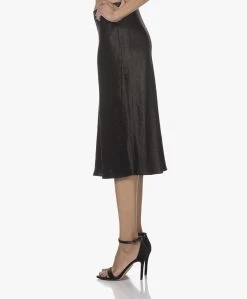 Vince Crush Satijnen Midi Rok - Zwart -JAMES PERSE WINKEL 211202 de3e8f84 c766 4edb 8550 b7484a2d8f02