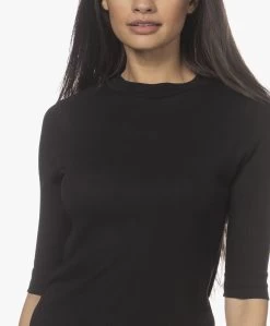 Neeve The Ribbed Tee T-Shirt Met Halflange Mouwen - Zwart -JAMES PERSE WINKEL 211229 418517cc a780 49df b655 041702f603ae