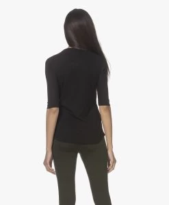 Neeve The Ribbed Tee T-Shirt Met Halflange Mouwen - Zwart -JAMES PERSE WINKEL 211229 62d37afb aa2c 4380 ba75 138b04ec5de6