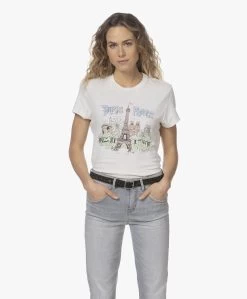 Re/Done 70S Paris Katoenen Print T-Shirt - Vintage White -JAMES PERSE WINKEL 220104 4a1035de 83d1 40e7 83d9 accb06c24812