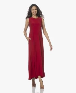 Norma Kamali Swing Mouwloze Jersey Maxi Jurk - Rood -JAMES PERSE WINKEL 220203 ac763164 2668 4143 a722 d0e6a3b69bc3