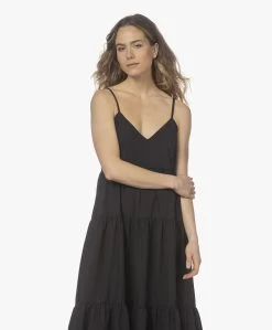 Róhe Milou Maxi Strokenjurk - Zwart -JAMES PERSE WINKEL 220208 0c74bc0d a9da 4a26 ac53 1ed1378f5e90