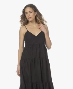 Róhe Milou Maxi Strokenjurk - Zwart -JAMES PERSE WINKEL 220208 16479a2b 3781 4cca b7d1 3a5838d9752b