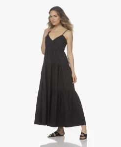 Róhe Milou Maxi Strokenjurk - Zwart -JAMES PERSE WINKEL 220208 6f72dcdc 20e0 4684 a173 4a0ac4bdd826