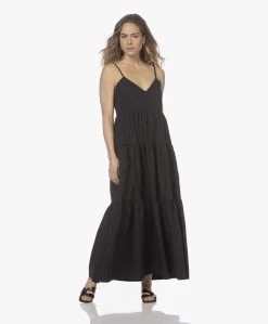 Róhe Milou Maxi Strokenjurk - Zwart -JAMES PERSE WINKEL 220208 78a93091 cb11 472a ab27 4e3ffce3e5c3