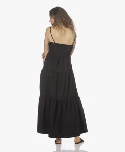 Róhe Milou Maxi Strokenjurk - Zwart -JAMES PERSE WINKEL 220208 9a04b31c 04f7 453e 8713 a66a2e42fc01