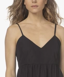 Róhe Milou Maxi Strokenjurk - Zwart -JAMES PERSE WINKEL 220208 cd16b6e6 413f 4111 ad27 5595507c7465