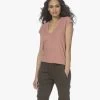 James Perse V-Hals T-Shirt In Extrafijne Jersey - Old Rose -JAMES PERSE WINKEL 220304 2fcda23e 6b48 4b00 8ef5 668ae906b8ef
