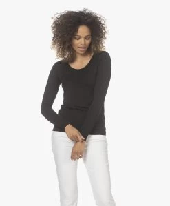 Lasalle Lyocell Jersey Longsleeve - Zwart -JAMES PERSE WINKEL 220316 513260c2 afb5 420e b7bd dd97b9ae522c