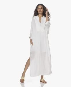 Su Paris Tao Viscosemix Seersucker Kaftan - Wit -JAMES PERSE WINKEL 220407 05e657fa af7b 45a7 b73a 9e0322d16ec1