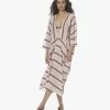 Su Paris Talia Voile Kaftan Met Jacquard Streepdessin - Burgundy -JAMES PERSE WINKEL 220407 2dc31d80 e624 4d3d b836 60d70f12e70d
