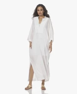 Su Paris Tao Viscosemix Seersucker Kaftan - Wit -JAMES PERSE WINKEL 220407 e9b4b8dd 66b6 4105 b6d4 1a9f8e5f9af9
