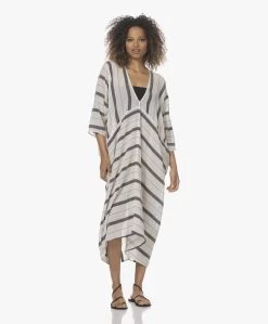 Su Paris Talia Voile Kaftan Met Jacquard Streepdessin - Zwart -JAMES PERSE WINKEL 220414 40b4101c 1a32 40f8 99d5 39228e83b132