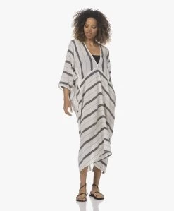 Su Paris Talia Voile Kaftan Met Jacquard Streepdessin - Zwart -JAMES PERSE WINKEL 220414 9d908489 51ab 4032 96ac a2dc4abb0ebf