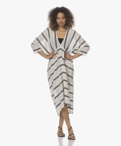 Su Paris Talia Voile Kaftan Met Jacquard Streepdessin - Zwart -JAMES PERSE WINKEL 220414 e015abdd fbee 4d73 9b26 7f04b324d42b