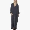 Su Paris Tao Viscose-Zijde Kaftan - Navy -JAMES PERSE WINKEL 220420 8fde291b ea32 4934 8cbf ce5c77057476