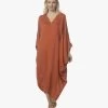 Su Paris Palma Batwing Sleeve Viscosemix Kaftan - Brick -JAMES PERSE WINKEL 220421 48b520b0 89fb 43df a350 f9e32b0d4727