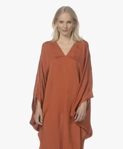 Su Paris Palma Batwing Sleeve Viscosemix Kaftan - Brick -JAMES PERSE WINKEL 220421 8098298b 58dd 462c 8429 2fb6bc8e0cf2