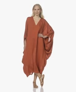 Su Paris Palma Batwing Sleeve Viscosemix Kaftan - Brick -JAMES PERSE WINKEL 220421 e648d168 79e4 4221 bb8b e5979971cb47
