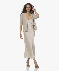 Resort Finest Satijnen Midi Slip Dress - Champagne -JAMES PERSE WINKEL 220517 eb3116c8 2d8f 4ce3 87a5 4128833398bd