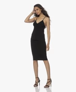 Norma Kamali Straight Travel Jersey Rok - Zwart -JAMES PERSE WINKEL 220519 706e041a 6703 4114 b3d1 ee4c03aa86d2