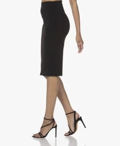 Norma Kamali Straight Travel Jersey Rok - Zwart -JAMES PERSE WINKEL 220519 cb069607 3e5a 40a6 9df5 99139998bab1