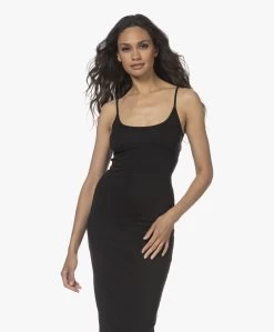 Enza Costa Twist Back Viscose Jersey Jurk - Zwart -JAMES PERSE WINKEL 220525 0d628a22 7705 4057 9f52 d6c15b0c1ae8