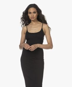 Enza Costa Twist Back Viscose Jersey Jurk - Zwart -JAMES PERSE WINKEL 220525 3e27e48e b211 42dd 926b b53319981d6e