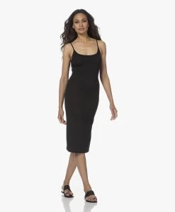 Enza Costa Twist Back Viscose Jersey Jurk - Zwart -JAMES PERSE WINKEL 220525 b0bc0f2c ef07 403d ac82 ab48cecf346f