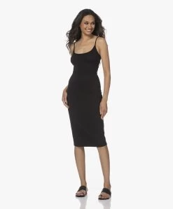 Enza Costa Twist Back Viscose Jersey Jurk - Zwart -JAMES PERSE WINKEL 220525 fa3dd4ff 7f31 4a28 8f73 cf7fb6f3b722