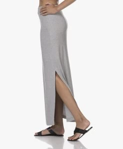 Japantky Ryoko Modal Rib Jersey Maxi Rok - Grijs Mêlee -JAMES PERSE WINKEL 220531 dee90c9f 88df 44bb 94c9 a334a294df5e