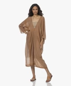 Su Paris Talia Katoenen Gauze Kaftan - Tan -JAMES PERSE WINKEL 220602 6dac04fc e2f7 4d51 bb60 c1262c061bca