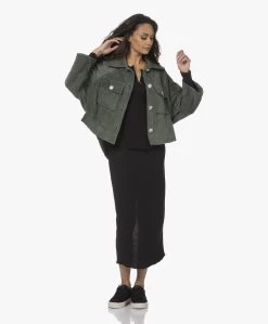 James Perse Fleece Jersey Midi Rok - Zwart -JAMES PERSE WINKEL 220609 2fbe59e7 2407 474f a0e8 72232dc06be6