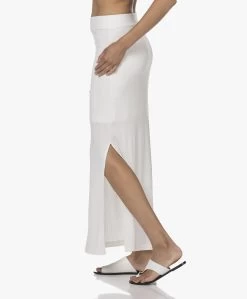 Japantky Ryoko Modal Rib Jersey Maxi Rok - Panna -JAMES PERSE WINKEL 220616 3c4145e6 6d17 485a 90f6 cc51dce072db