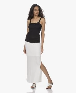 Japantky Ryoko Modal Rib Jersey Maxi Rok - Panna -JAMES PERSE WINKEL 220616 8615f6bc 28c3 4f9d 85ee 3b54b2443ae3