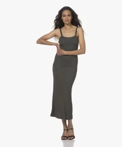 Japantky Yukata Dubbellaagse Rib Jersey Maxi Jurk - Groen -JAMES PERSE WINKEL 220616 c5fedb85 2135 4f12 a425 3f3808ca496d