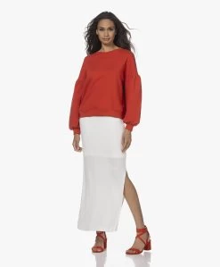 Japantky Ryoko Modal Rib Jersey Maxi Rok - Panna -JAMES PERSE WINKEL 220616 d7d3f429 813d 483b 9814 57458e6782c1